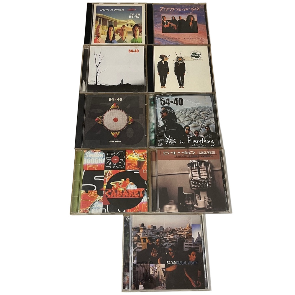 54-40 CD Lot 9 Albums Dear You Million Journeys Yes to Everything Trusted Canada